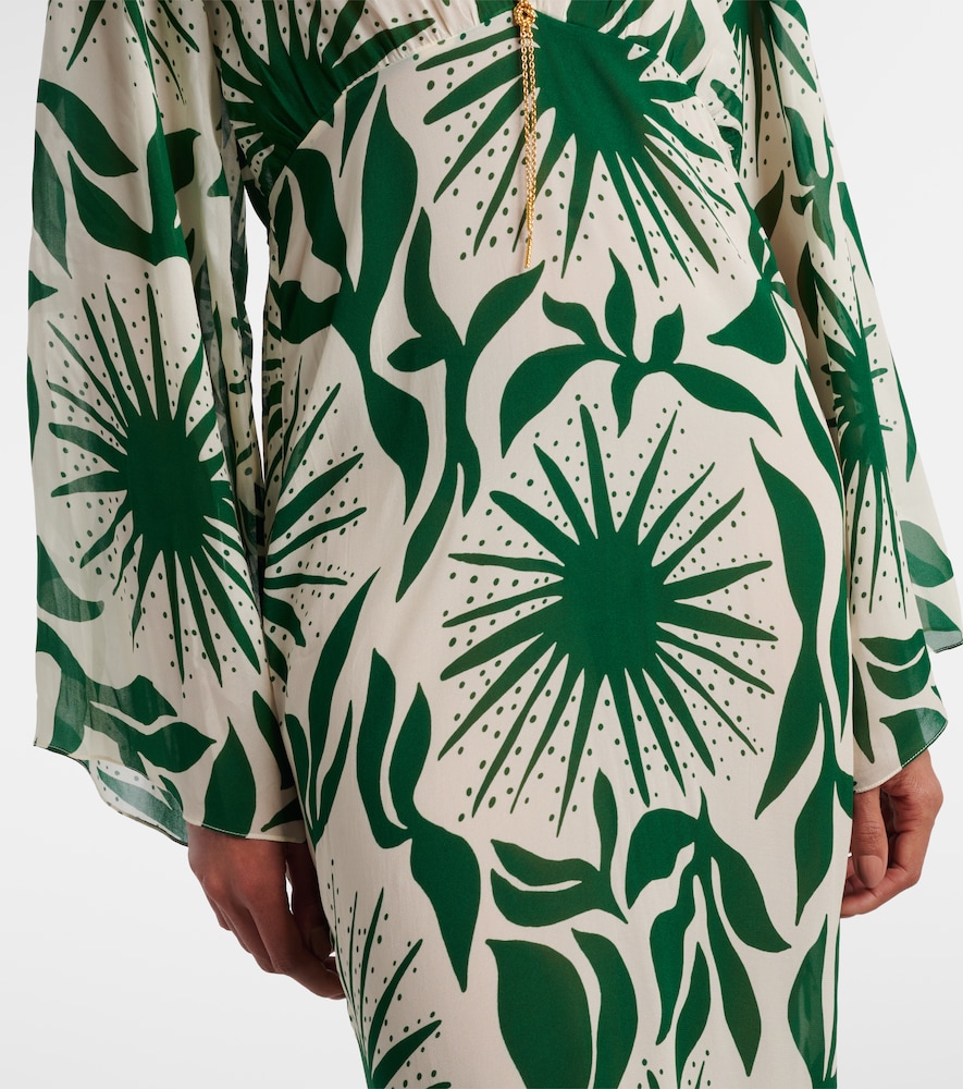  Cala De La Cruz Cala De La Cruz Odele Printed Maxi Dress 