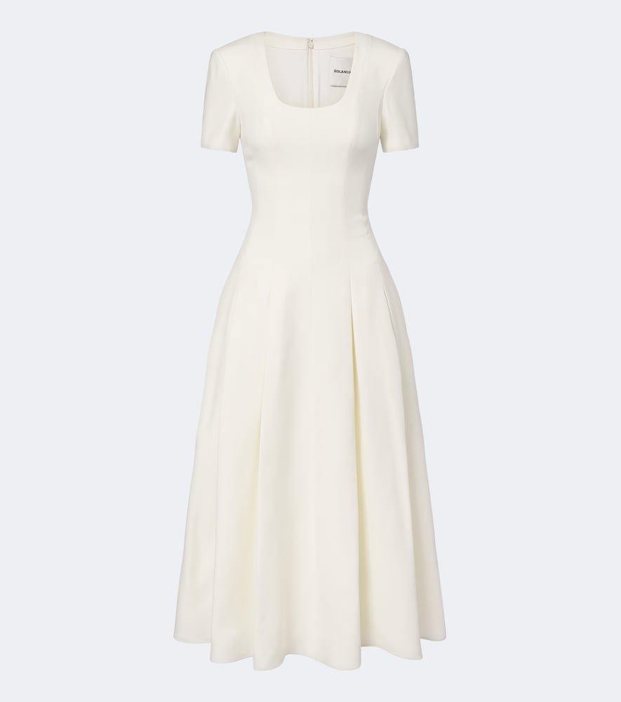 Cocktailkleid aus Wolle und Seide