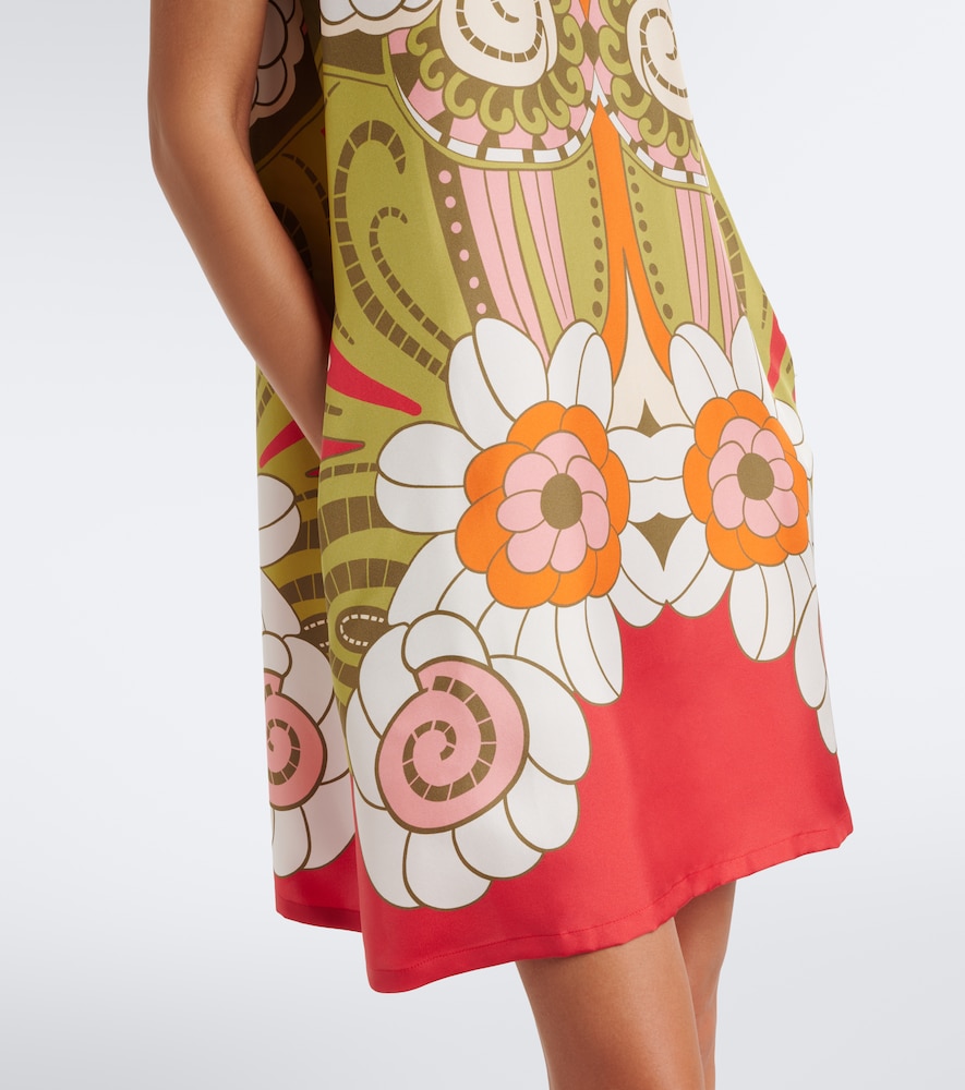 La DoubleJ Mini Swing printed silk minidress | Thumbnail 5