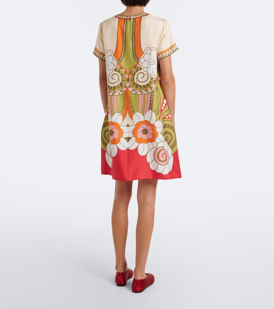 La DoubleJ Mini Swing printed silk minidress | Thumbnail 2