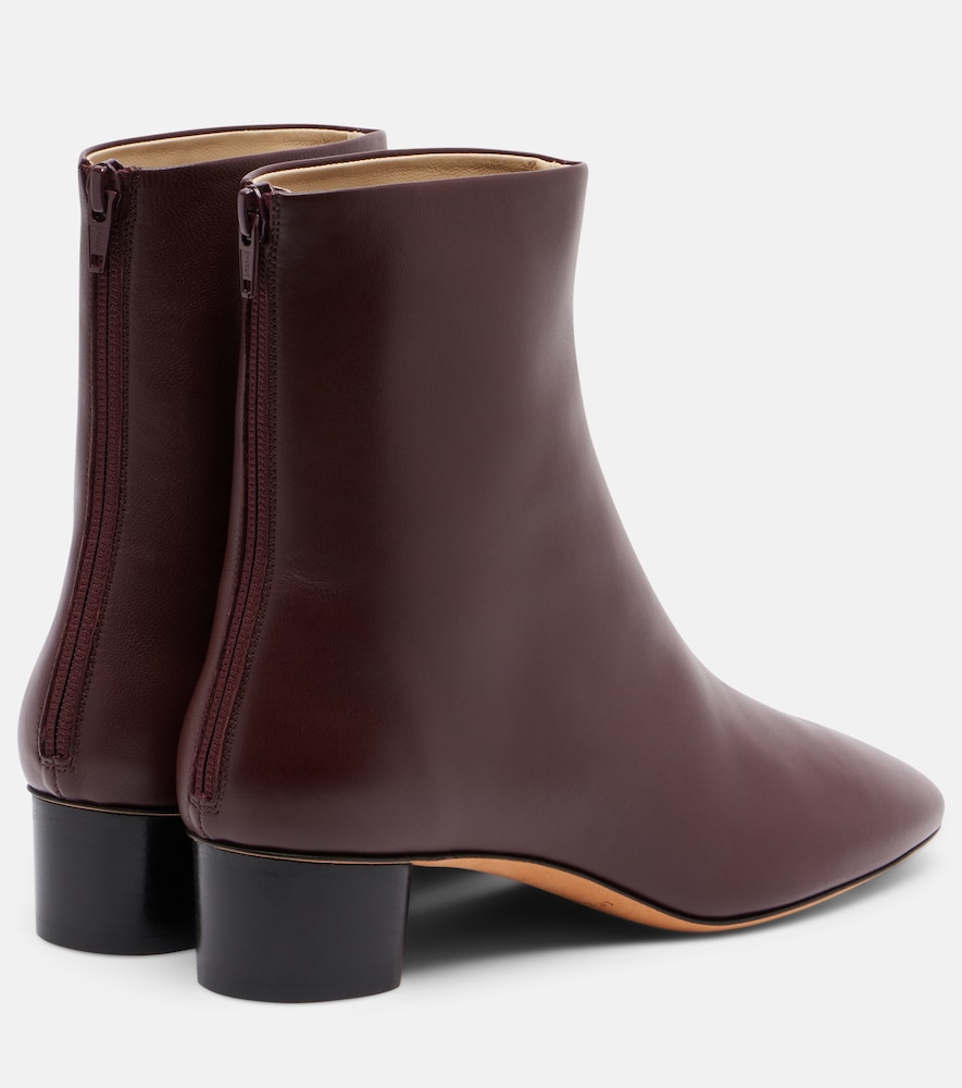 Le Monde Béryl Carole Leather Ankle Boots