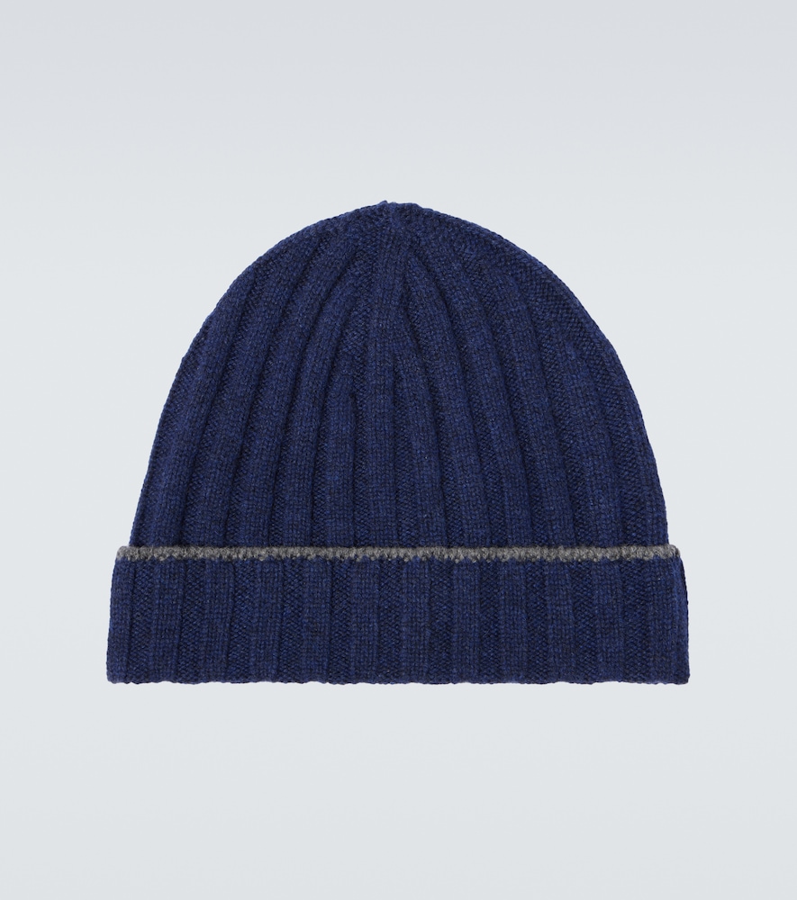 Brunello Cucinelli Men's Blue Cashmere Beanie Xxl - Mytheresa