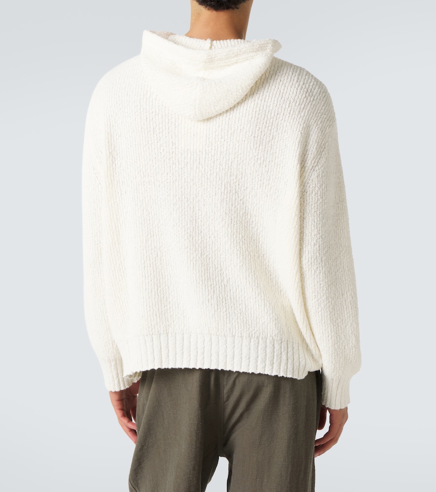  Commas Commas Knitted Cotton Hoodie 