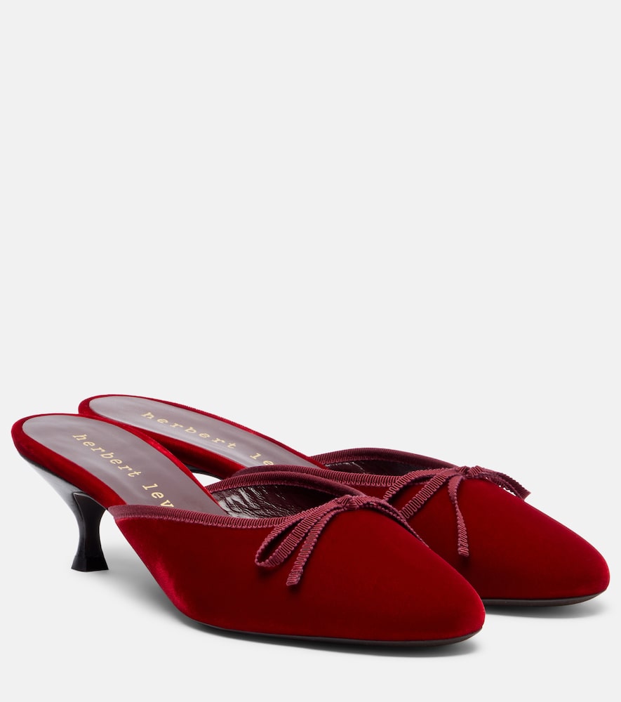Herbert Levine 24/7 velvet mules | Thumbnail 7 Herbert Levine 24/7 velvet mules | Thumbnail 7