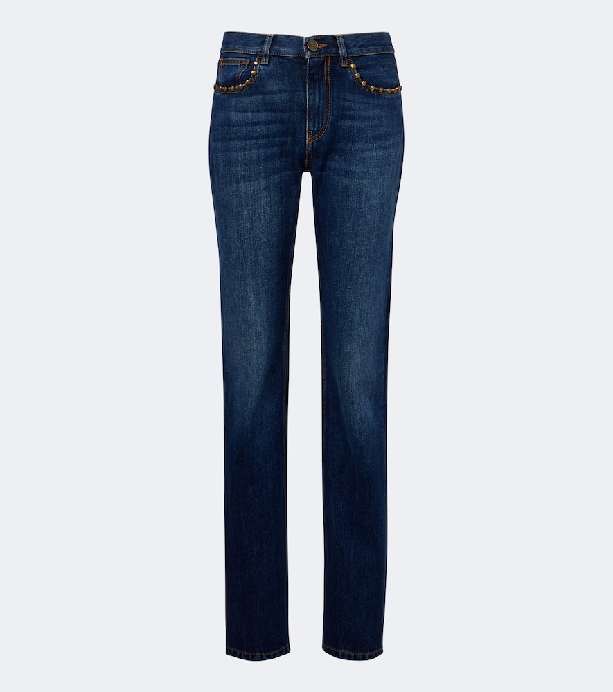 ETRO Etro Faded studded straight jeans