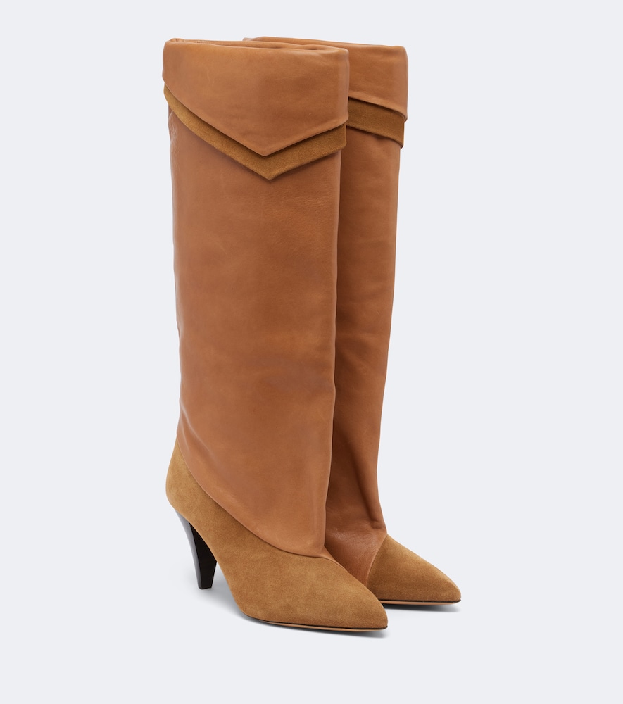 Isabel Marant Bottes Lezra en daim et cuir 1290 €