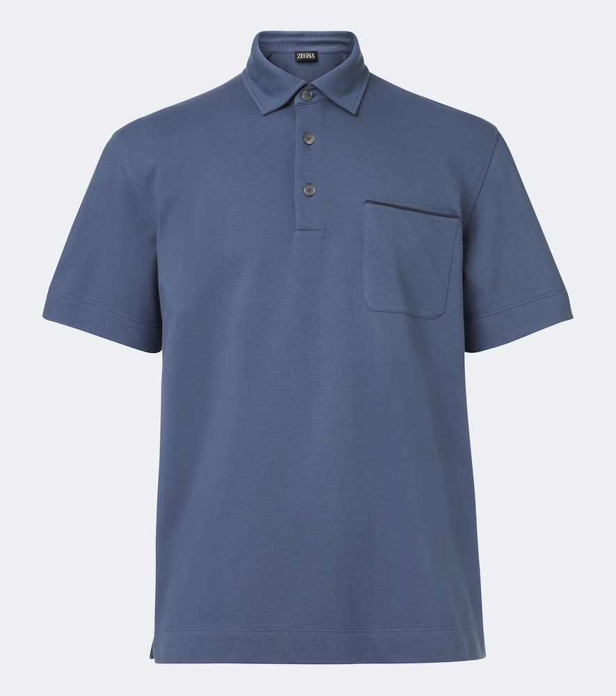 Poloshirt aus Baumwoll-Piqué