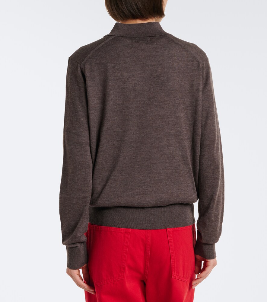 Miles Cashmere Polo Sweater
