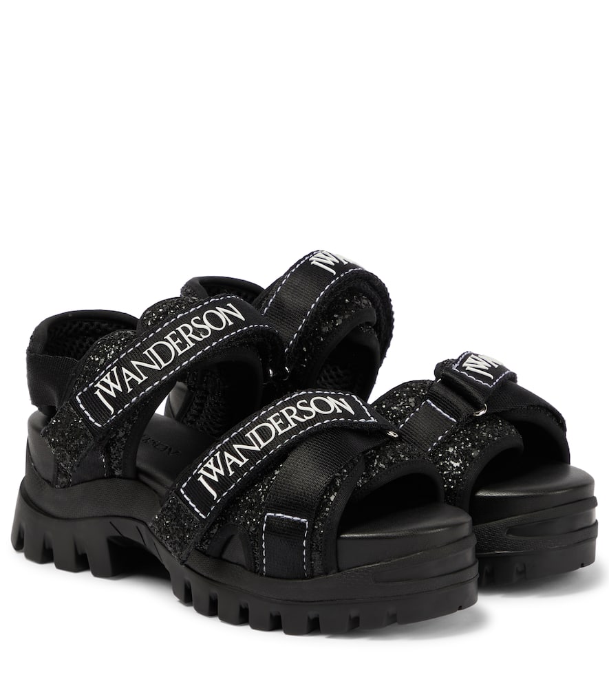 JW Anderson Glitter embellished sandals