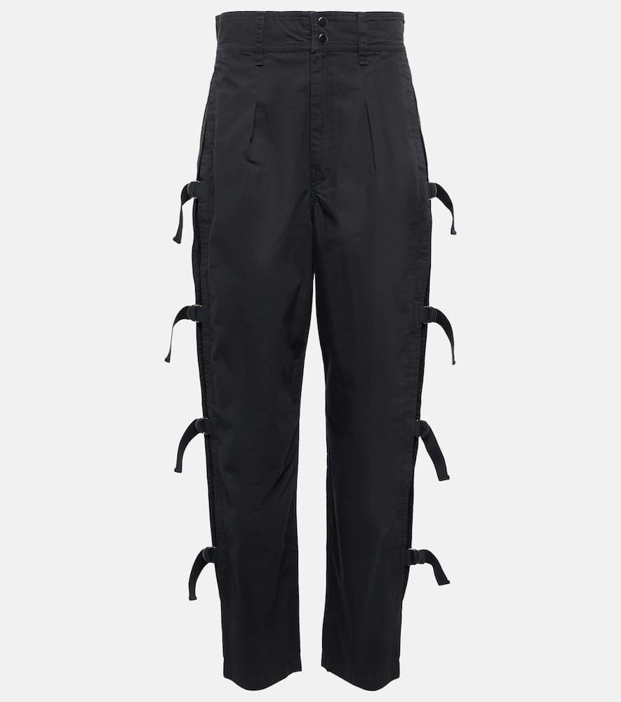 Marant Etoile Keowina high-rise tapered cotton pants