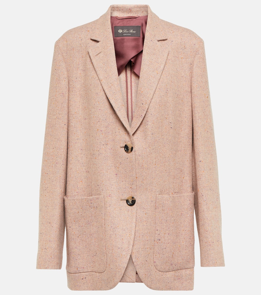 Loro Piana Bitsy cashmere tweed blazer
