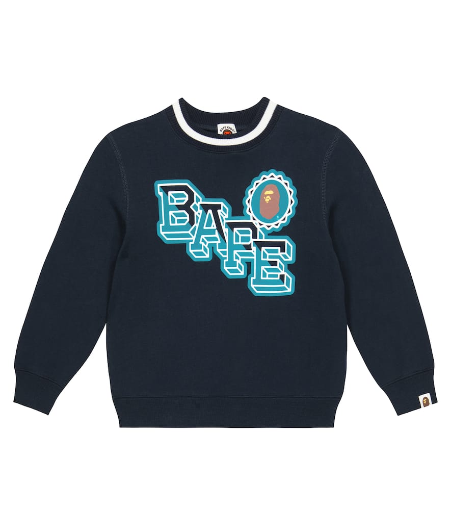 BAPE Kids Printed cotton sweatshirt