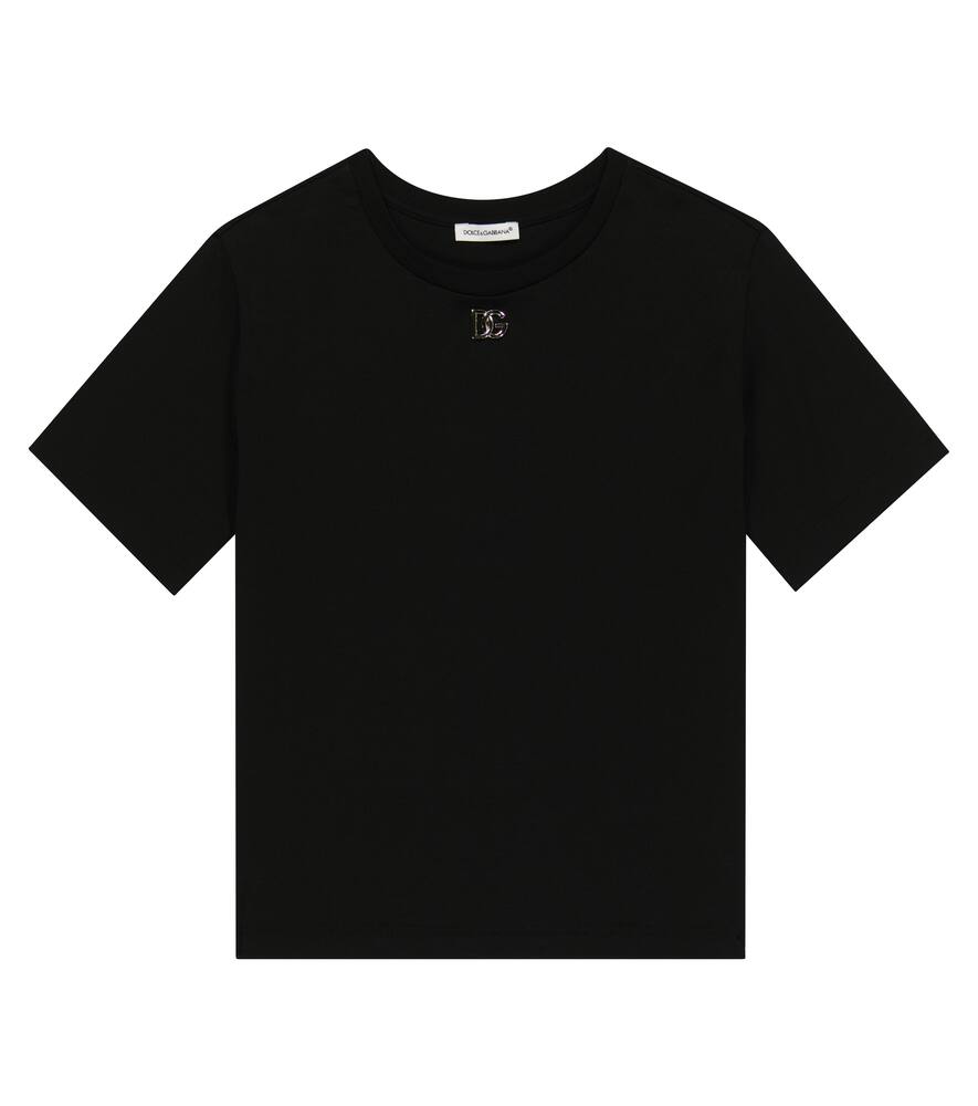 Dolce & Gabbana Kids Logo cotton jersey T-shirt