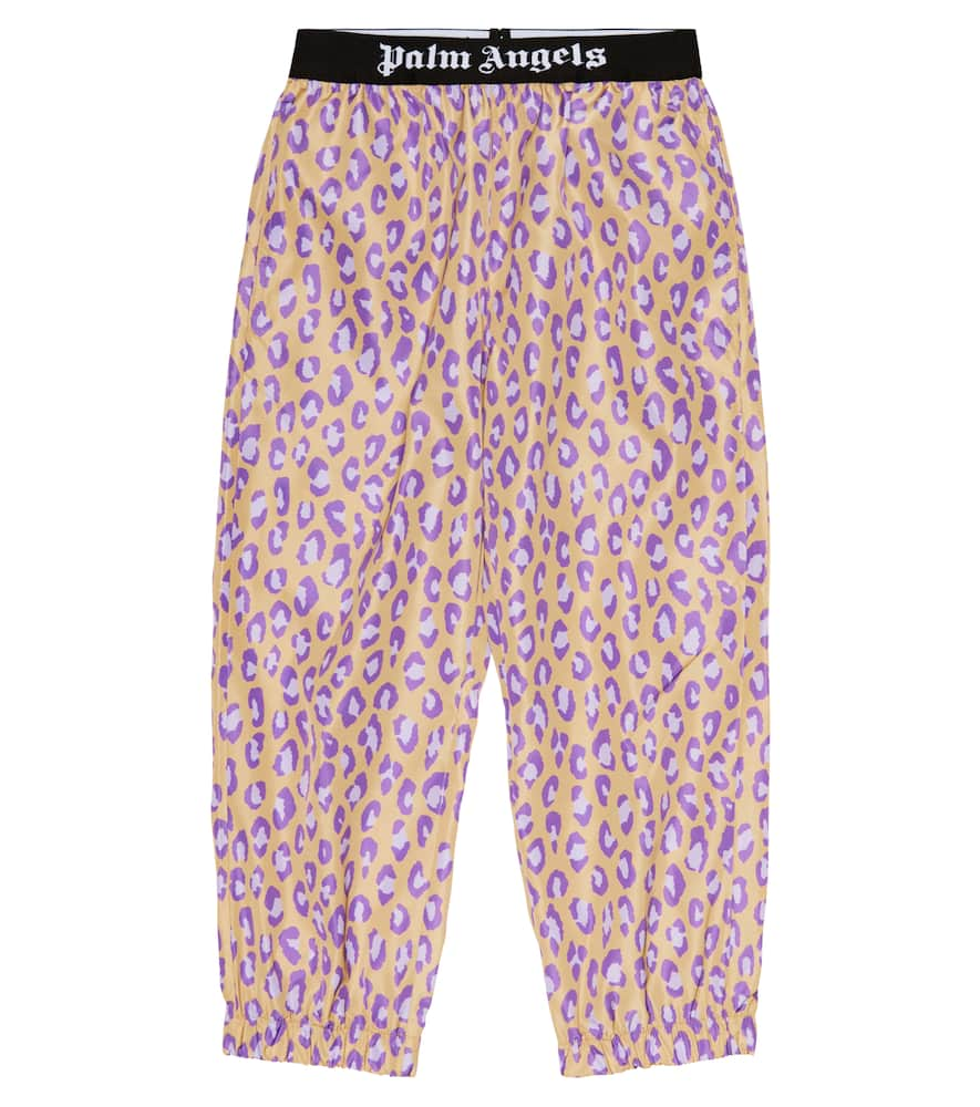 PALM ANGELS LEOPARD-PRINT TRACK trousers