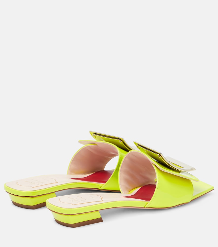  Roger Vivier Roger Vivier Pantoletten Love 45 Aus Lackleder 