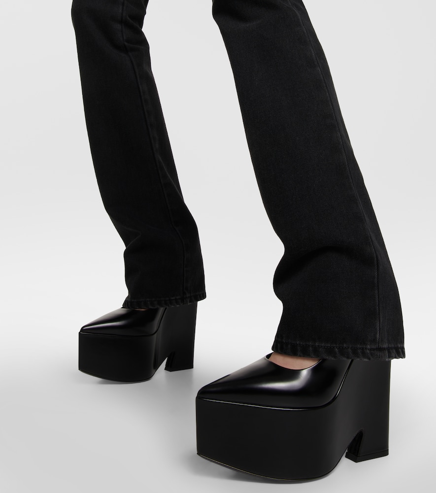 Tempest Leather Platform Pumps
