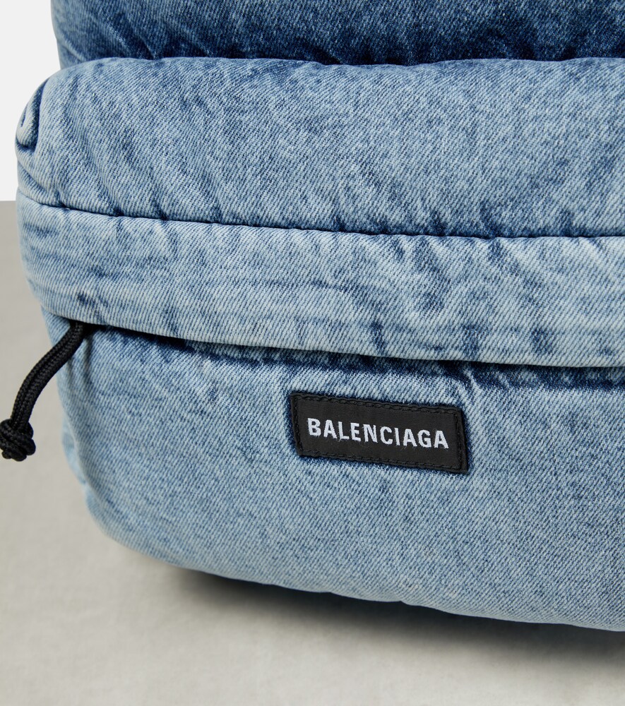  Balenciaga Balenciaga Padded Denim Backpack 