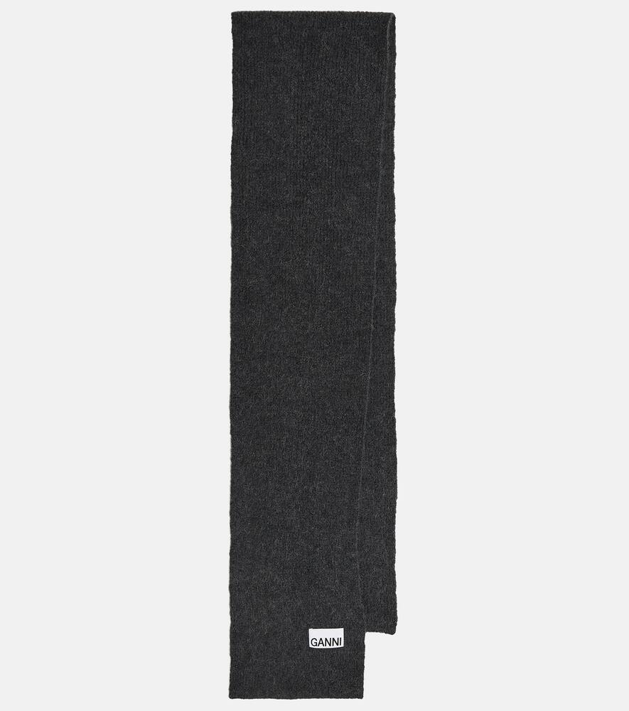 Ganni Wool-blend scarf