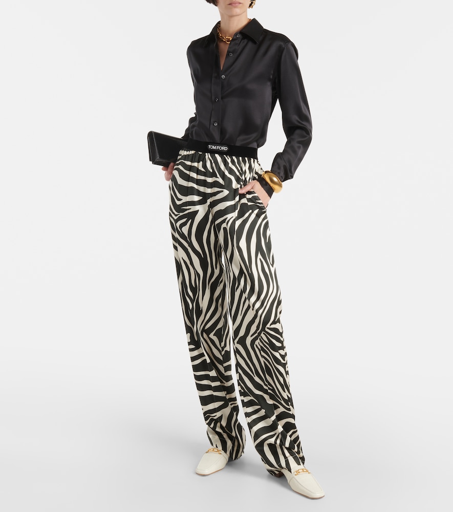  Tom Ford Tom Ford Whitney Croc-effect Leather Mules 