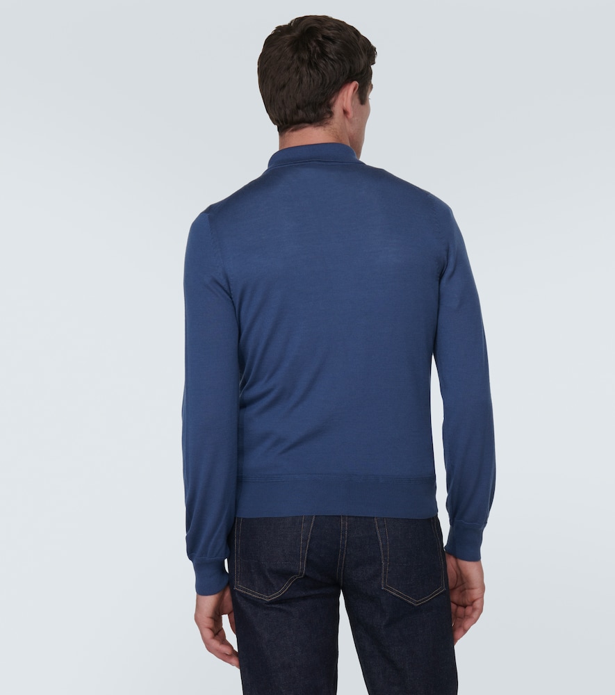  Tom Ford Tom Ford Polopullover Aus Kaschmir Und Seide 