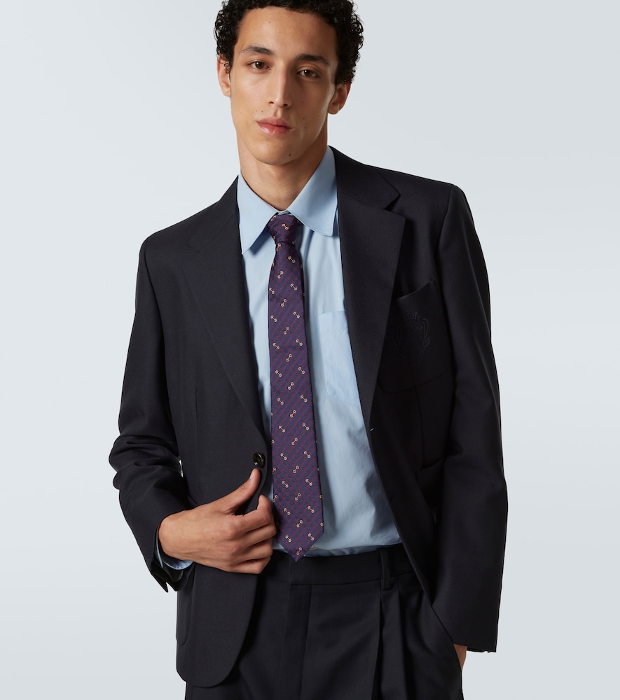  Gucci Gucci Krawatte Gg Aus Seiden-jacquard 