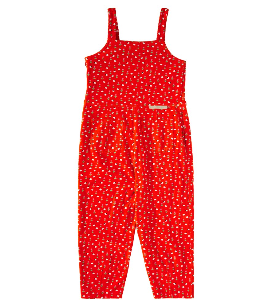  Stella Mccartney Kids Stella Mccartney Kids Printed Cotton Overalls 