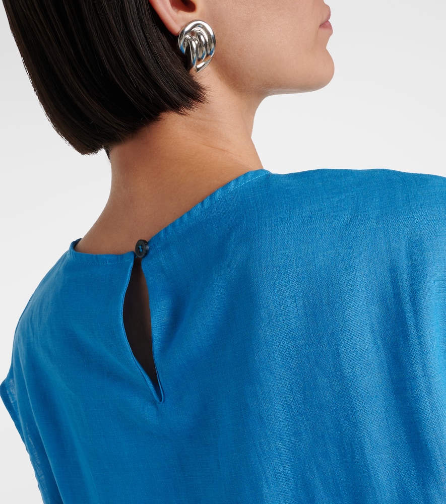 ASCENO DASHA LINEN TOP