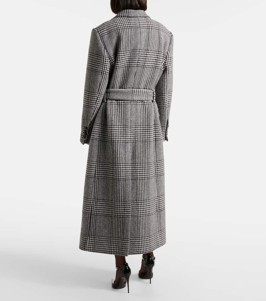 Dolce & Gabbana Check-pattern Coat In Multicoloured