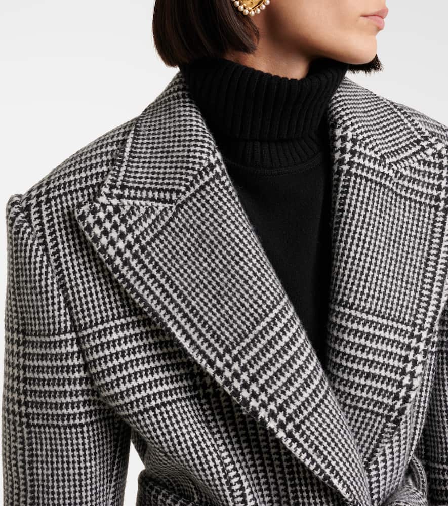 Dolce & Gabbana Check-pattern Coat In Multicoloured