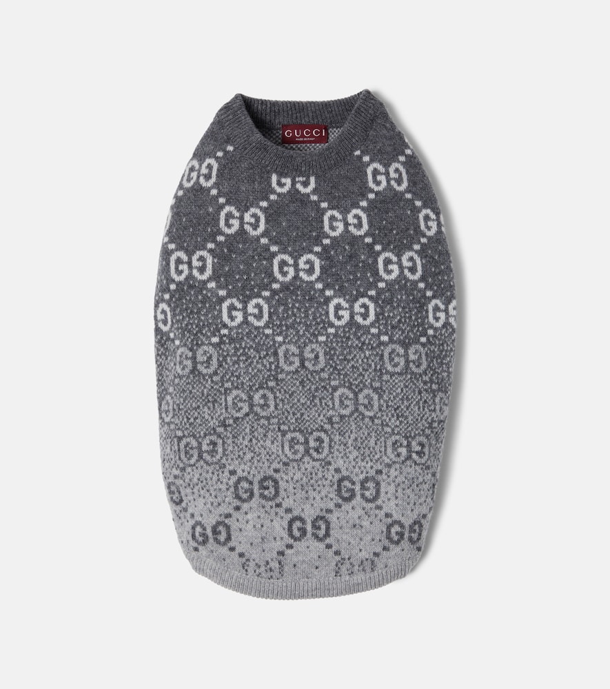 Gucci Wool jacquard dog sweater