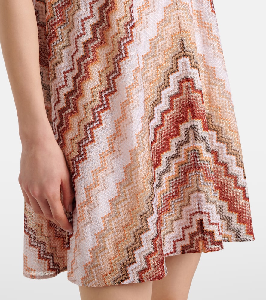 Missoni A-line Zigzag Patterned Dress In Multicoloured