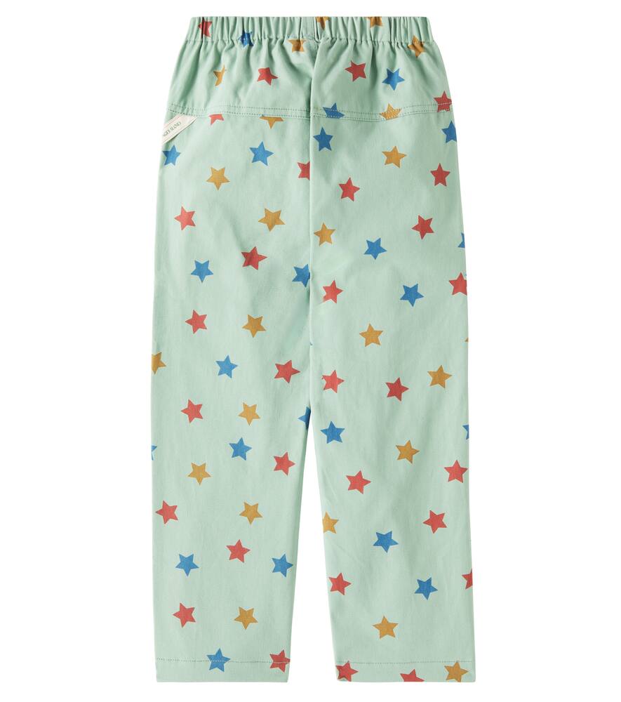 Konges Slojd Fen Printed Cotton Pants In Grün