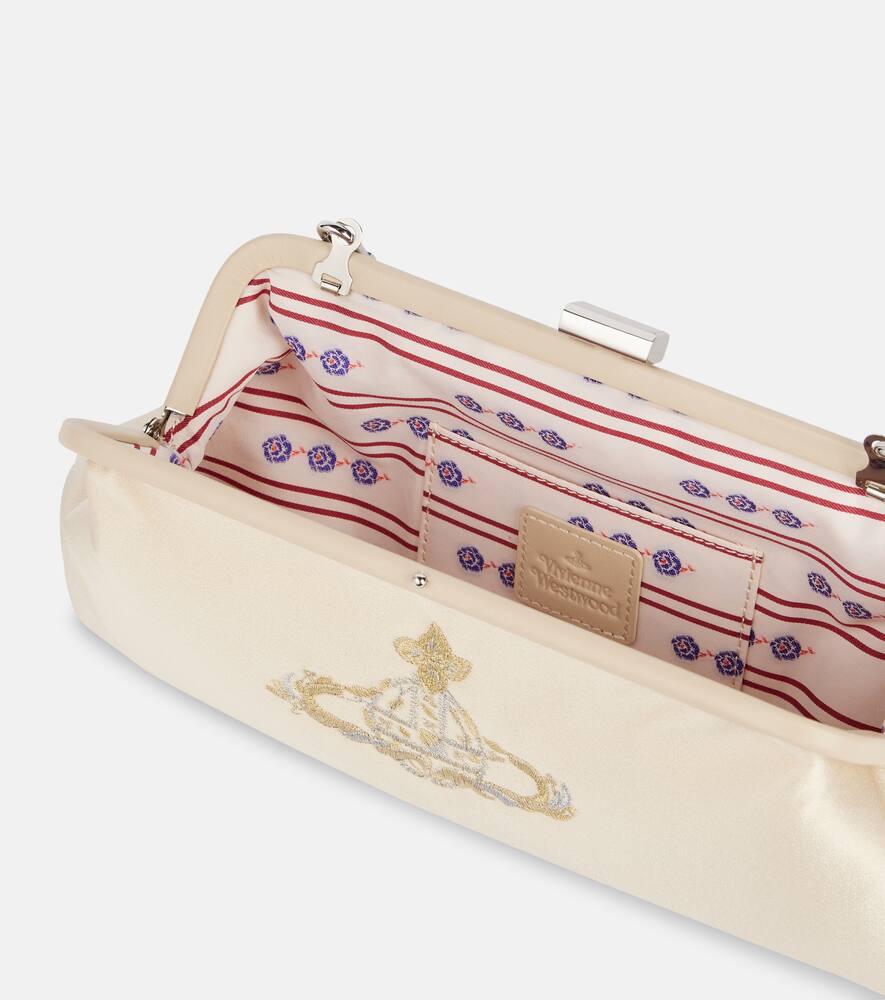 Vivienne Westwood Dorothy Embroidered Satin Clutch | ModeSens