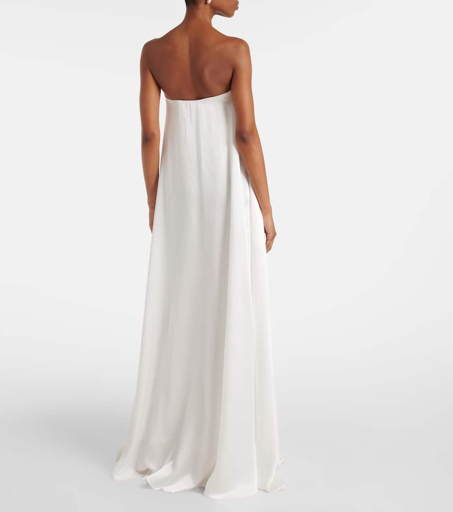 Christopher Esber Salacia Silk Maxi Dress In White