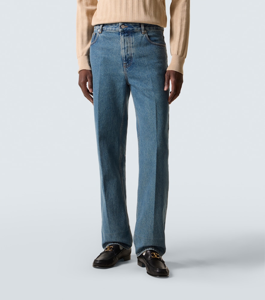  Valentino Valentino Mid-rise Straight Jeans 