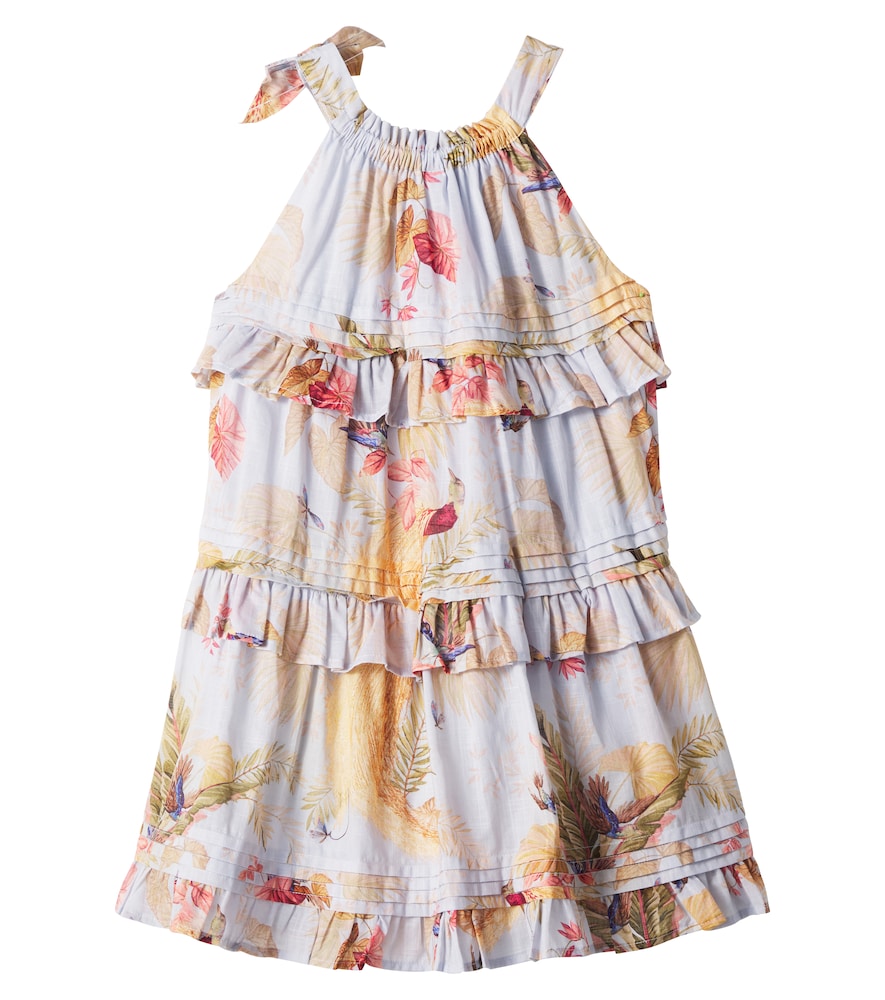  Zimmermann Kids Zimmermann Kids Kleid Rhiannon Aus Baumwolle 