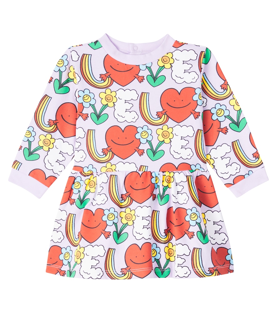 Stella McCartney Kids Baby Rainbow Love cotton jersey dress　ステラ マッカートニー キッズ ベビー レインボー ラブ コットン ジャージ ドレス Stella