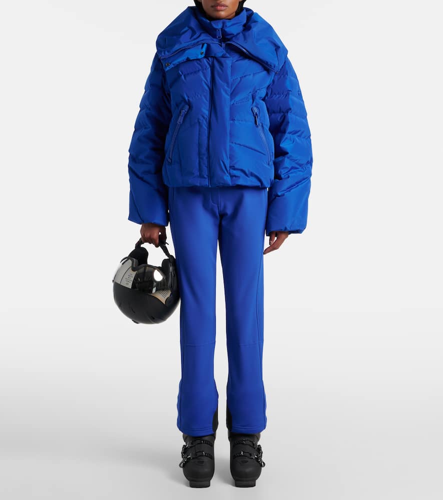 Goldbergh Womens Liora Puffer Shell-down Ski Jacket 5634 Dazzling Blue In Blue