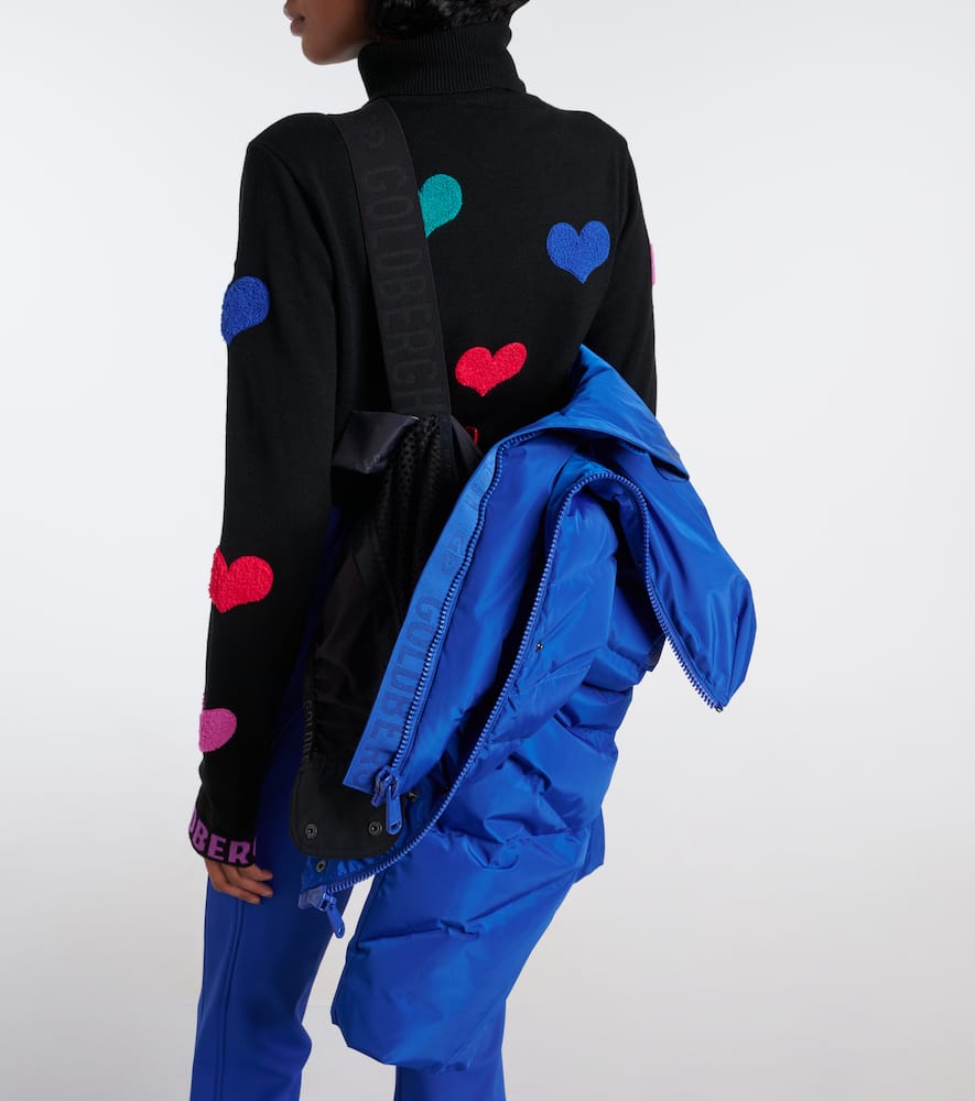 Goldbergh Womens Liora Puffer Shell-down Ski Jacket 5634 Dazzling Blue In Blue