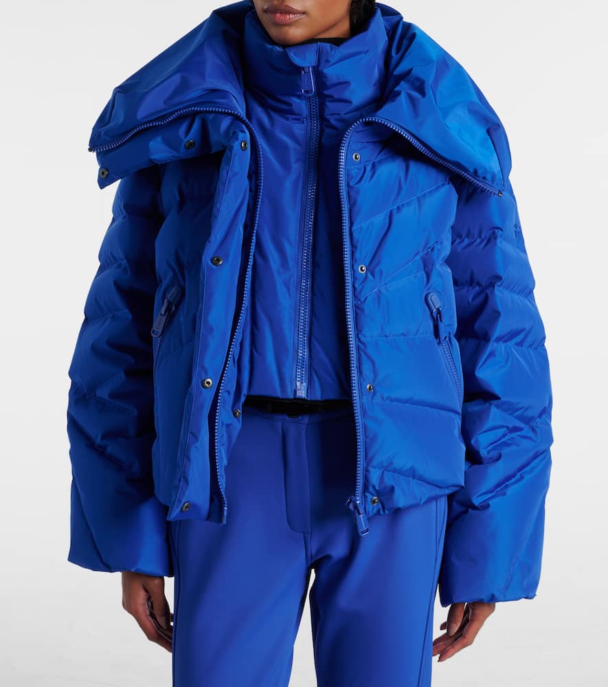 Goldbergh Womens Liora Puffer Shell-down Ski Jacket 5634 Dazzling Blue In Blue
