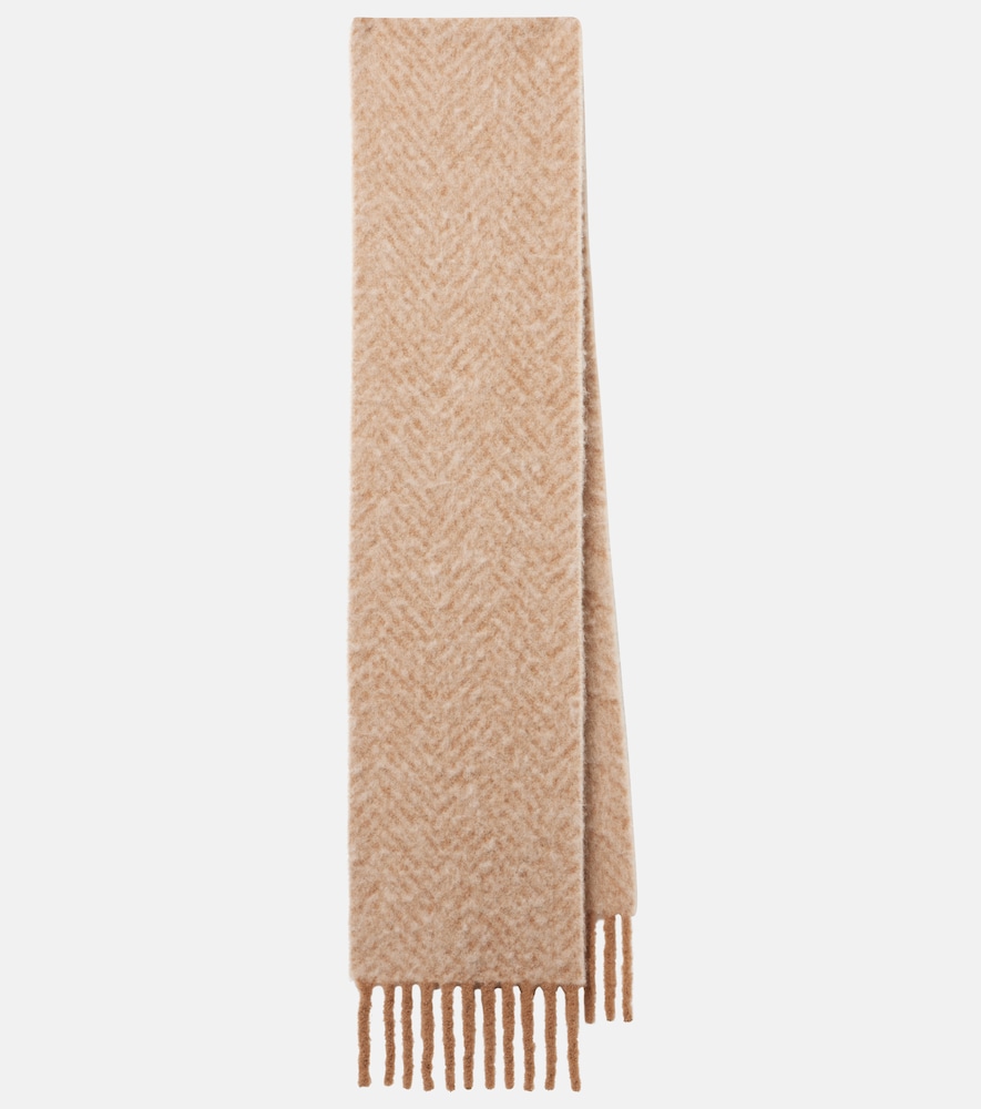 Loro Piana Loro Piana Chevron alpaca-blend scarf　ロロ ピアーナ シェブロン アルパカブレンド スカーフ