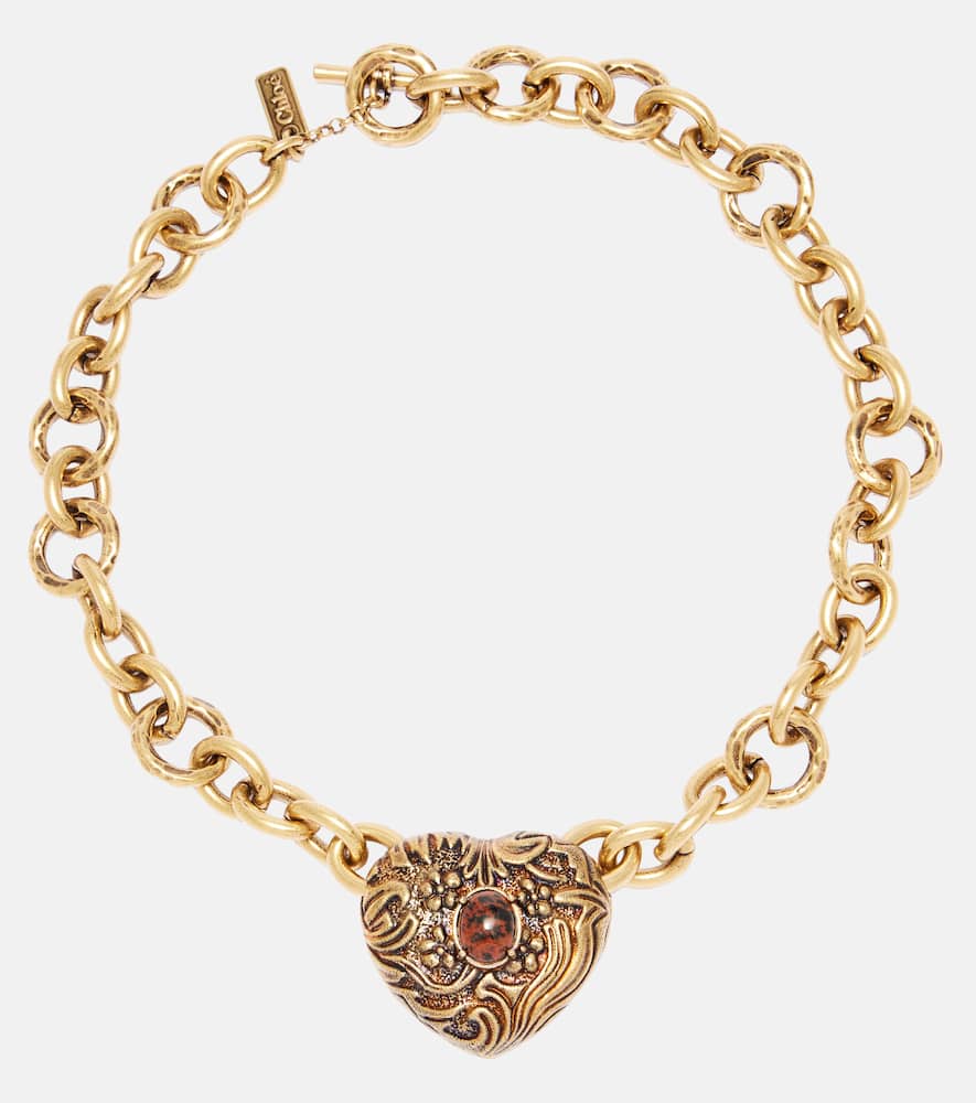 Chloé Château Treasures Chain Necklace In Gold