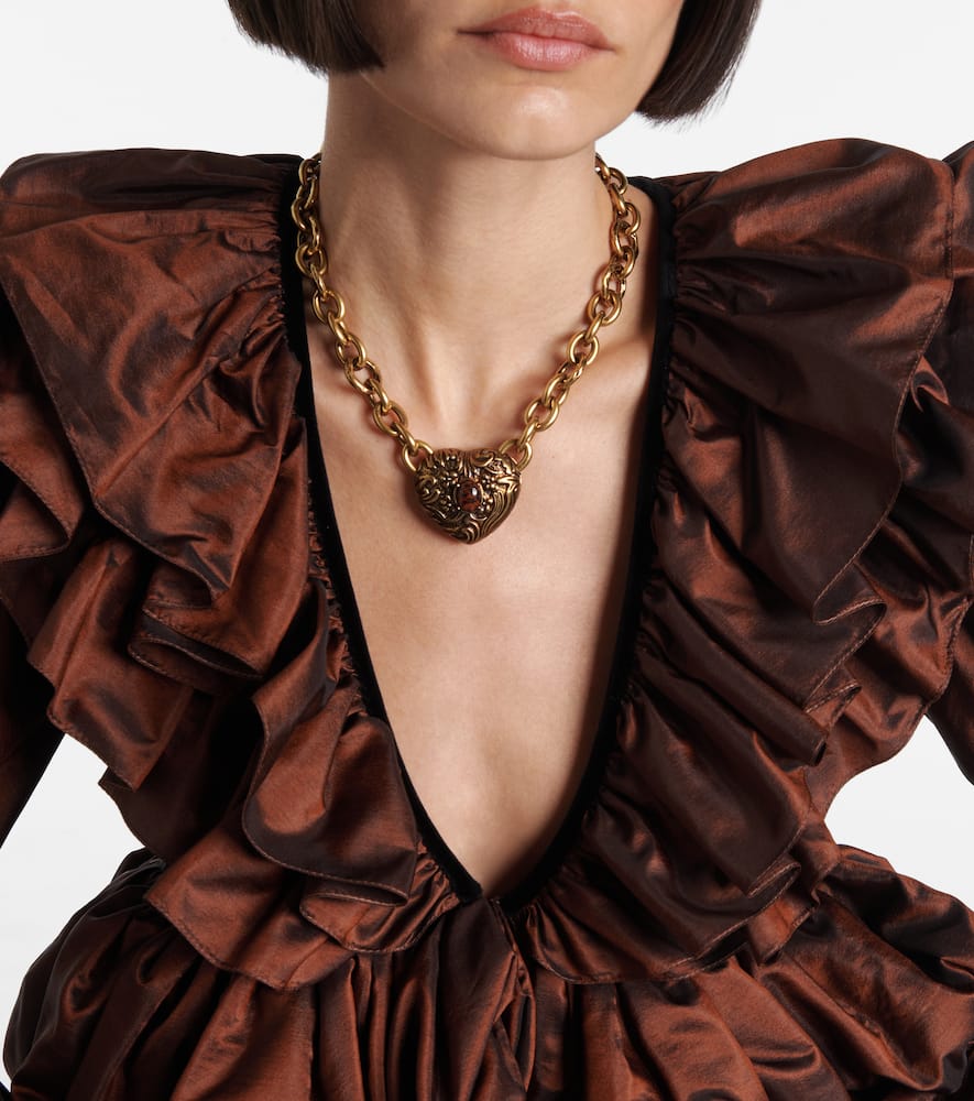 Chloé Château Treasures Chain Necklace In Gold