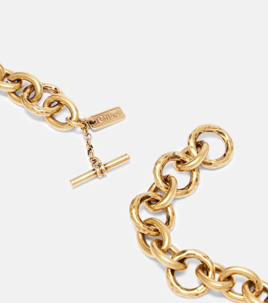 Chloé Château Treasures Chain Necklace In Gold