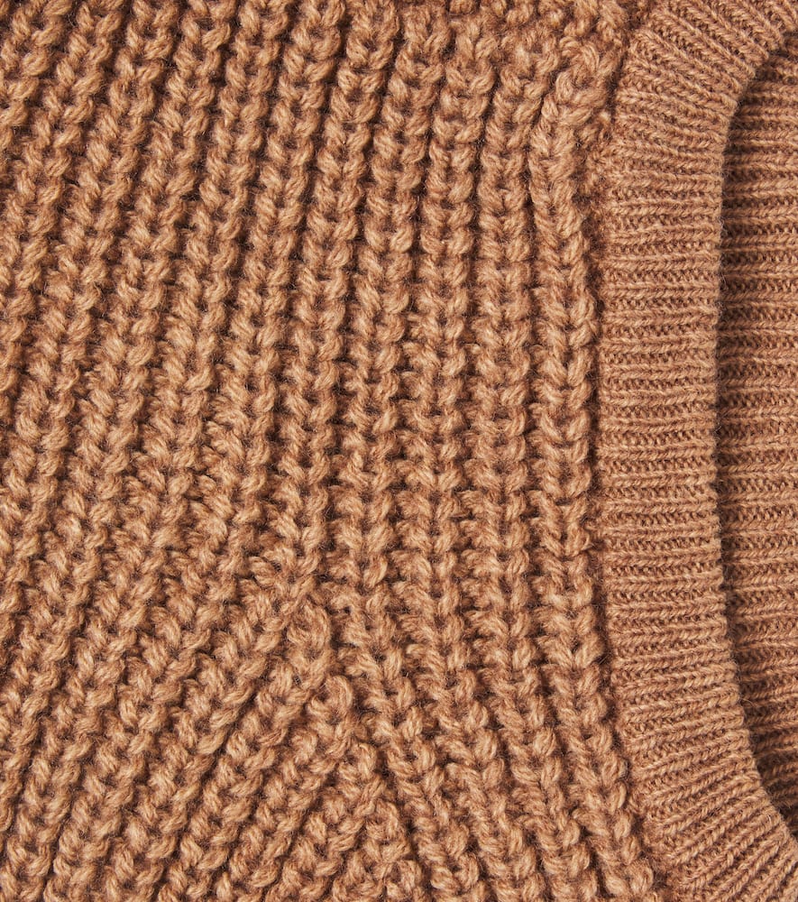 1+ In The Family Baby Ebbe Wool-blend Ski Mask In Brown