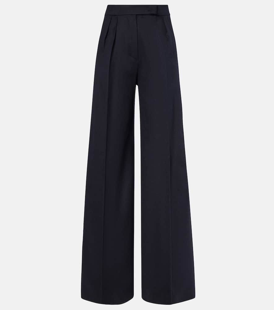 Ori camel hair wide-leg pants