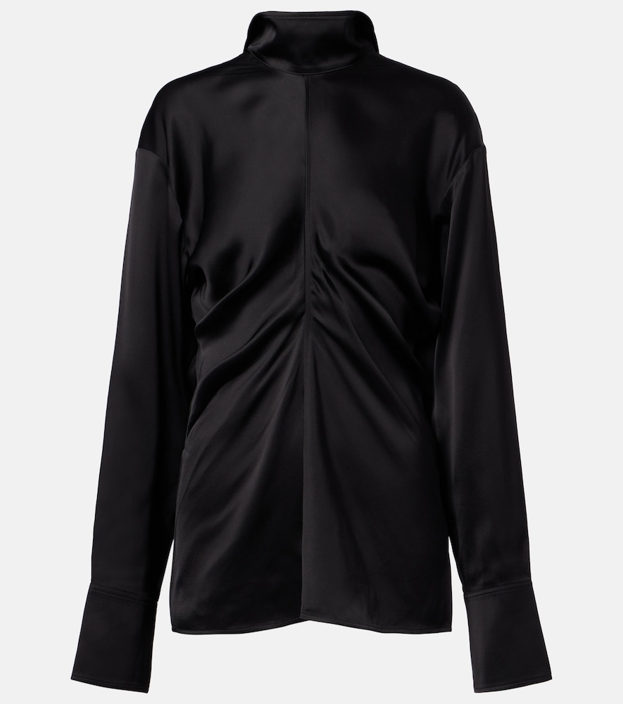 Toteme Gathered satin top　トーテム ギャザーサテントップス Toteme