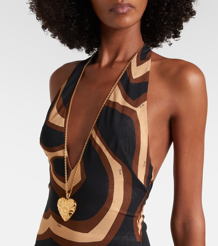  Pucci Pucci Midikleid Labirinto Aus Jersey 