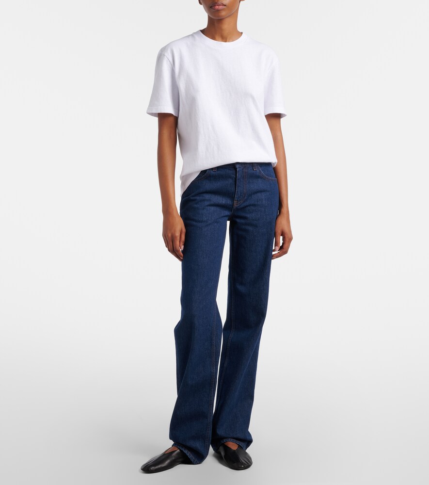  The Row The Row T-shirt Serata Aus Baumwoll-jersey 