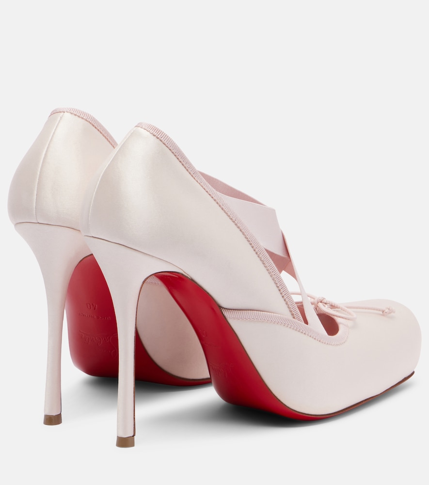  Christian Louboutin Christian Louboutin Cassiastic 100 Crãªpe Satin Pumps 